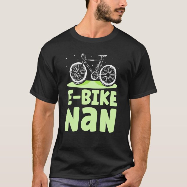 Camiseta E Bicicleta Nan Bicicleta Bicicleta Abuela Eléctri (Anverso)