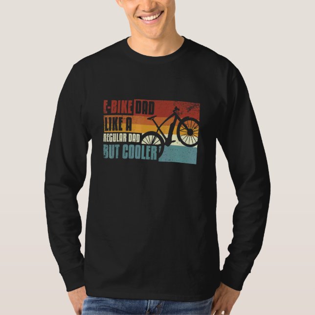 Camiseta E-Bike E-Mtb Retro Guay E-Bike Dad (Anverso)