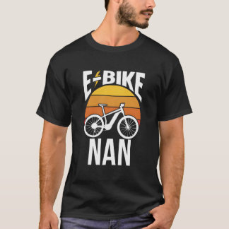 Camiseta E-Bike Nan Rider Cycling Electric Cyclist Grandma