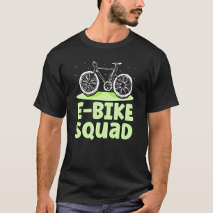 Camiseta E Bike Squad Ciclista De Bicicleta Eléctrica Cicli