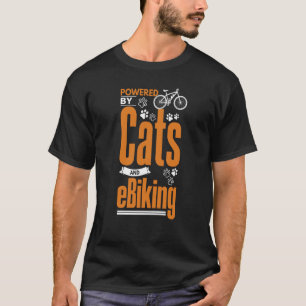 Camiseta E Biker Shirt Cat EBike Bicicleta Eléctrica E Bici