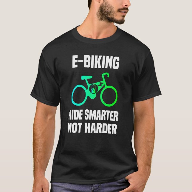 Camiseta E Biking Cool E Biker Quote I Love E Biking (Anverso)