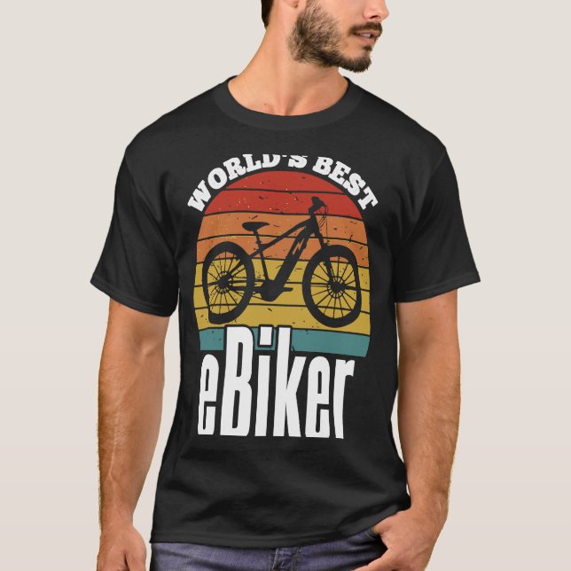Camiseta E Biking   Greatest E Biker Appreciation E Bike (Anverso)