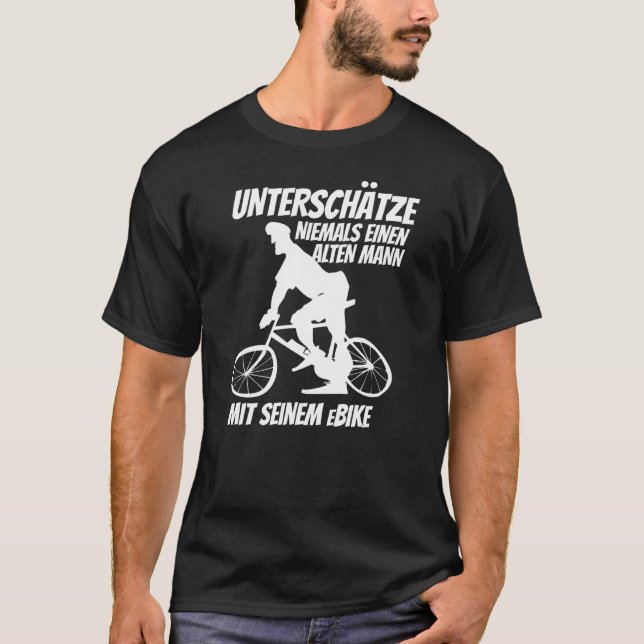 Camiseta E Conductor De Bicicletas Ebike Pedelec Bicicleta  (Anverso)