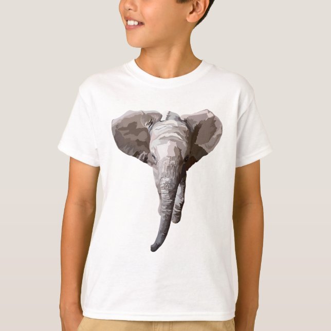 Camiseta E es para Elephant (Anverso)