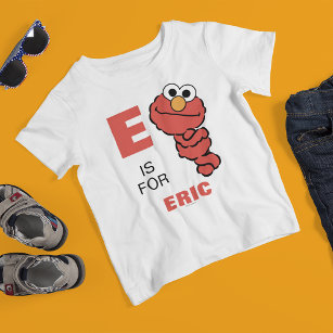 Camiseta E es para Elmo | Añadir su nombre