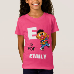 Camiseta E es para Ernie   Añadir su nombre