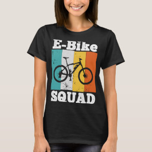 Camiseta E Escuadrón de Bicicletas EBike Equipo E Ciclismo 