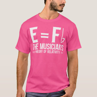 Camiseta E Fb La Teoría De La Relatividad Del Músico Piano