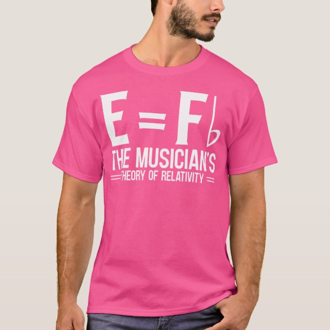 Camiseta E Fb The Musician'S Theory Of Relativity Piano (Anverso)