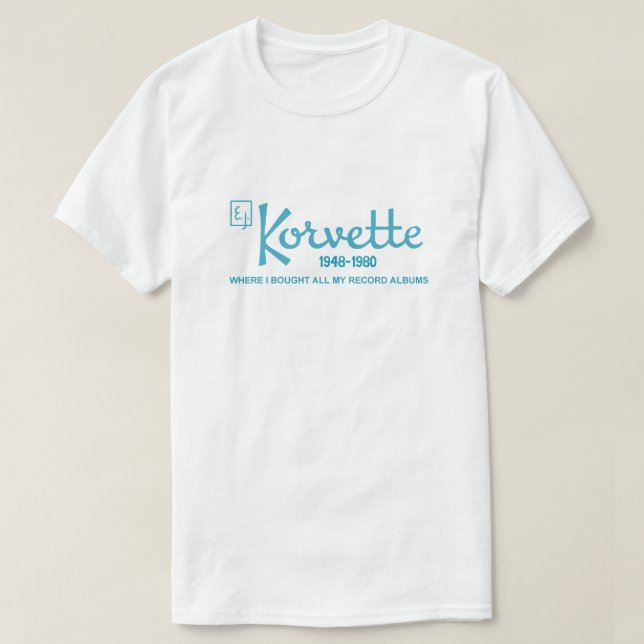 Camiseta E.J. Korvette Department Store, IL. (1948-1980) (Diseño del anverso)