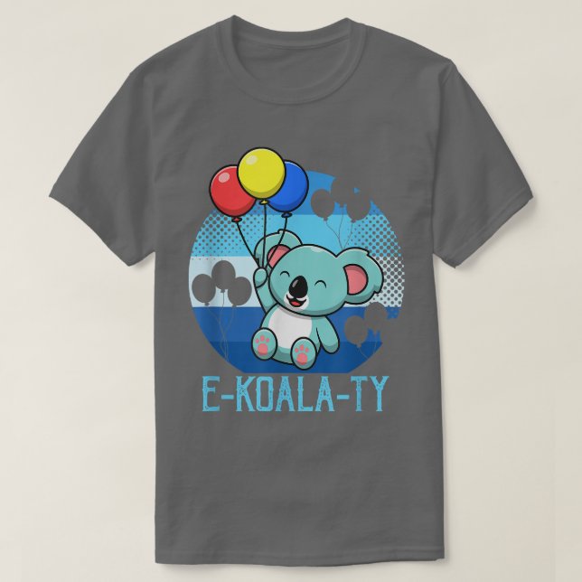 Camiseta E-Koala-Ty Equality Koala Bear (Diseño del anverso)