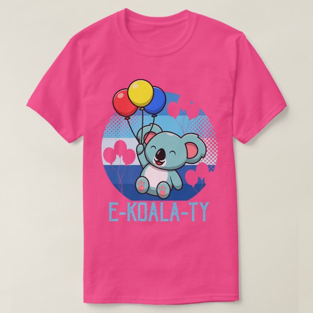 Camiseta E-Koala-Ty Equality Koala Bear Premium (Diseño del anverso)
