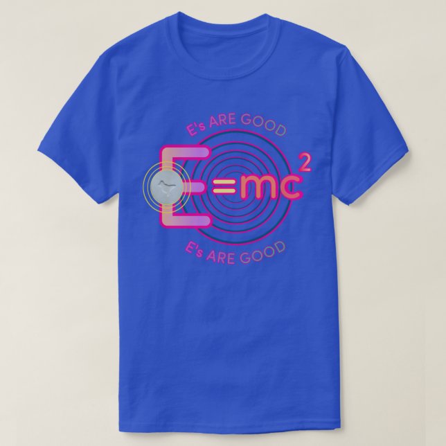 Camiseta E mc2 (Diseño del anverso)