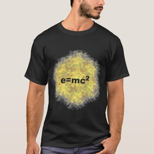 Camiseta e=mc2 fórmula Einstein (Anverso)