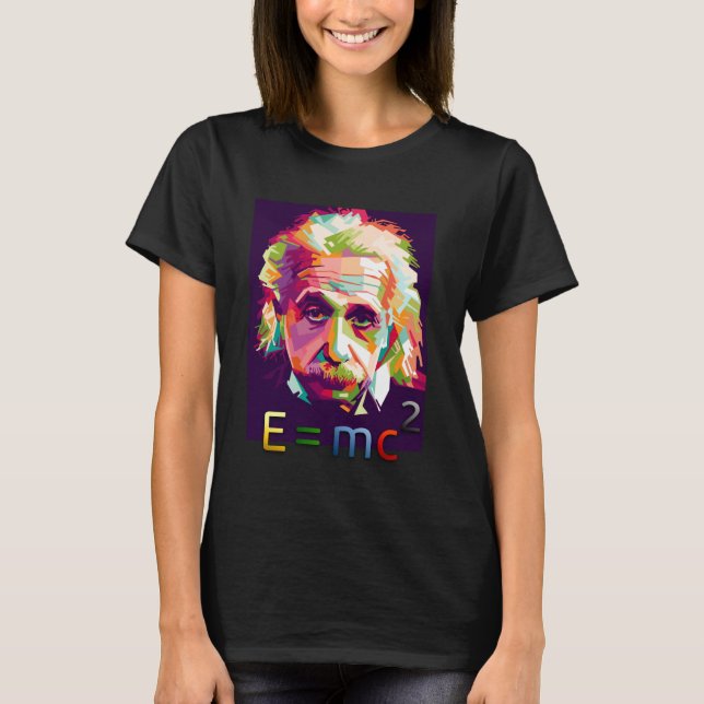 Camiseta E MC2 I Love Math Physics Science (Anverso)