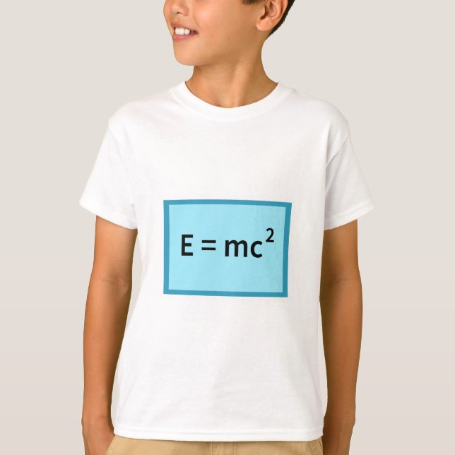 Camiseta E=mc^2 (Anverso)