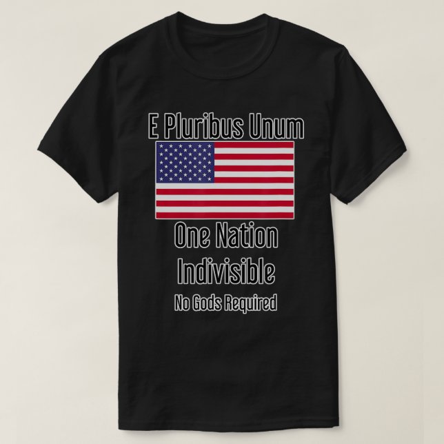 Camiseta E Pluribus Unum (Diseño del anverso)