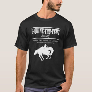 Camiseta E QUINE TRO VERT Caballo ecuestre de caballos