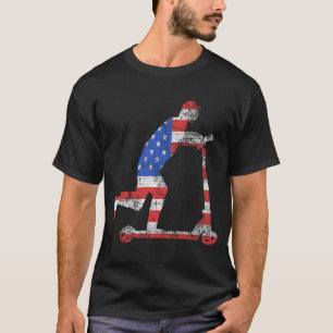 Camiseta E Scooter USA American Electric Scooter Driver Sco