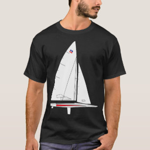 Camiseta E Scow Sailboat Classic TShirt