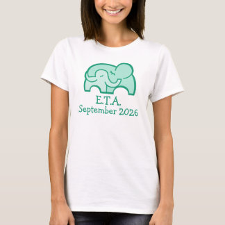 Camiseta E.T.A. fecha de vencimiento elefante abraza tee ve