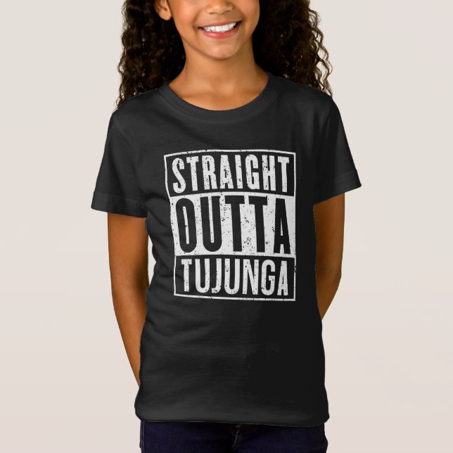 Camiseta E.T. el extra terrestre, directo fuera de Tujunga (Anverso)