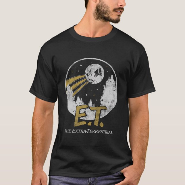Camiseta E.T. El Poster de la Luna Extra-Terrestre (Anverso)