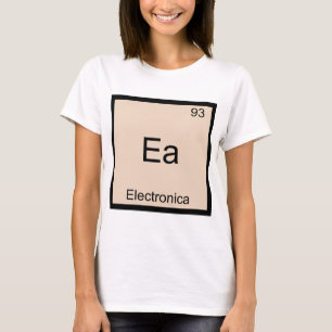 Camiseta Ea - Símbolo de Elemento de Química Divertida Elec