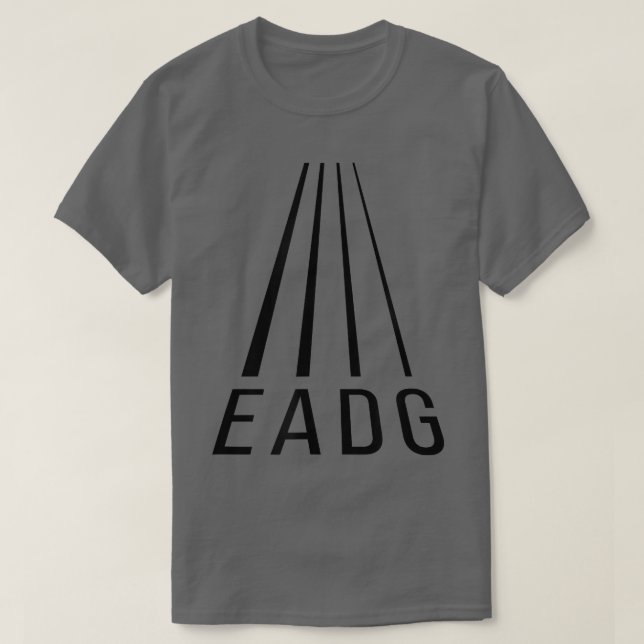 Camiseta EADG 4 String Perspective - Bass GuitarBass Player (Diseño del anverso)