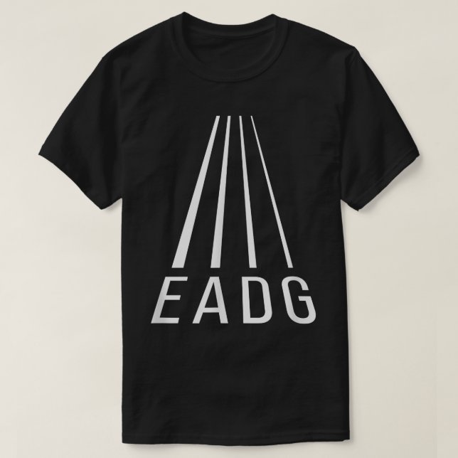 Camiseta EADG 4 String PerspectiveBass GuitarBass Player 65 (Diseño del anverso)