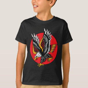 Camiseta Eagle American Tradicional Tattoo Tattoo Ink Old S