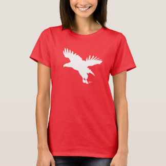 Camiseta Eagle atado blanco por diseño gráfico de la vida