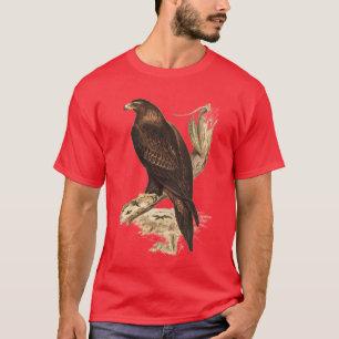 Camiseta Eagle atado cuña australiana. Ave rapaz enorme