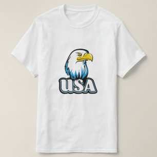 Camiseta Eagle Bald de Estados Unidos (edición limitada azu