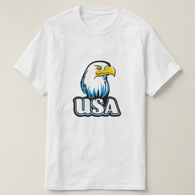 Camiseta Eagle Bald de Estados Unidos (edición limitada azu (Diseño del anverso)