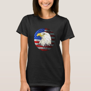 Camiseta Eagle, Bandera Patriótica Estadounidense, 4 De Jul