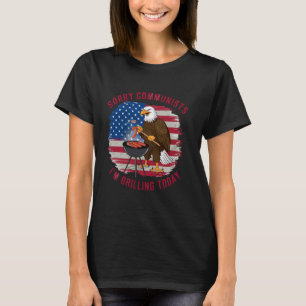 Camiseta Eagle BBQ 4 de Julio un Lo siento comunistas estoy