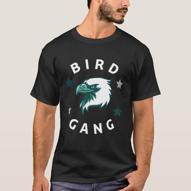 Camiseta Eagle Bird Gang Funny Philadelphia (Anverso)