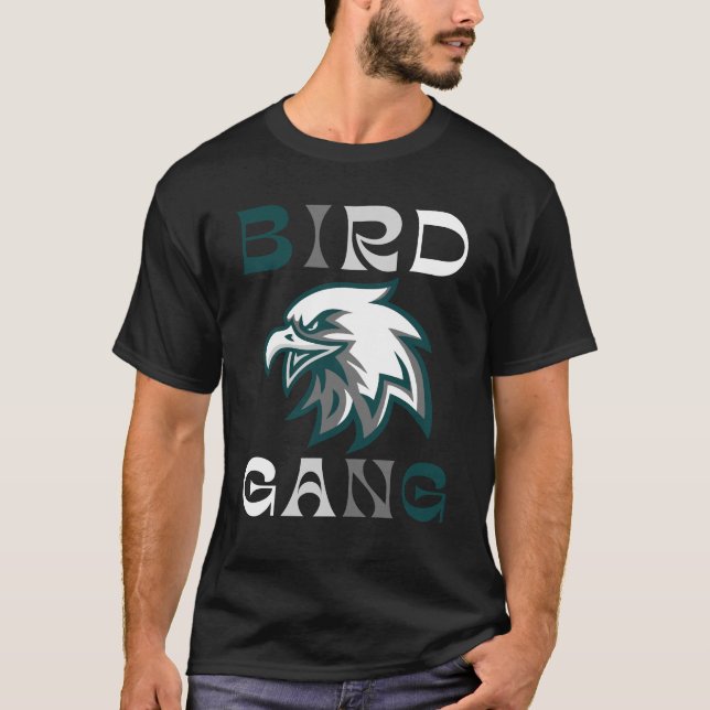 Camiseta Eagle Bird Gang Funny Philadelphia (Anverso)