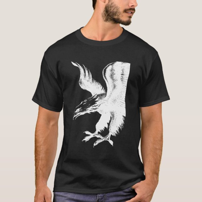 Camiseta Eagle Black White (Anverso)