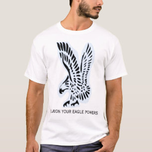 Camiseta Eagle (con convoque a su texto de los poderes de