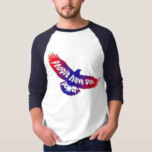 Camiseta ~ Eagle de elevación del poder popular de RW&B