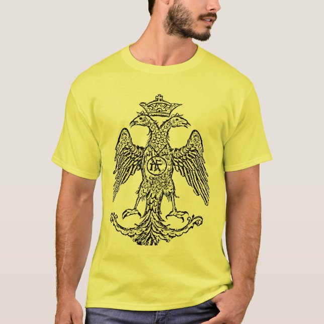 Camiseta Eagle dirigido doble bizantino (Anverso)