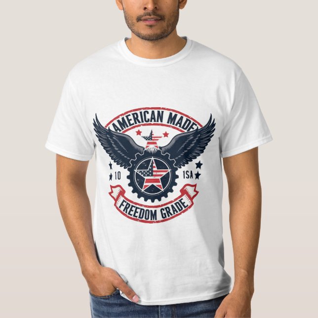 Camiseta Eagle Gear de grado de libertad de fabricación est (Anverso)