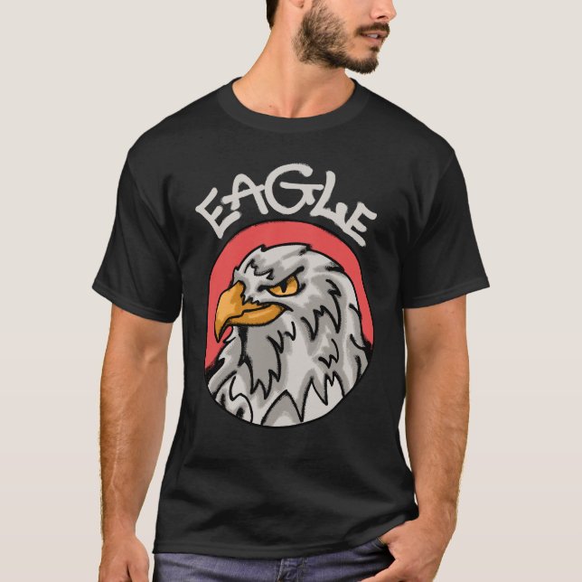 Camiseta Eagle Head streetwear (Anverso)