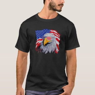 Camiseta Eagle Hombres Patrióticos 4 De Julio Bandera Estad