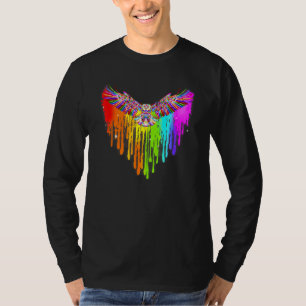 Camiseta Eagle Lgbt Color del orgullo Gay Les Bisexual Lesb