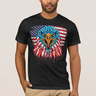 Camiseta Eagle Mullet 4 De Julio Bandera Estadounidense