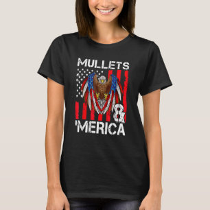 Camiseta Eagle Mullet 4 De Julio Bandera Estadounidense Mer